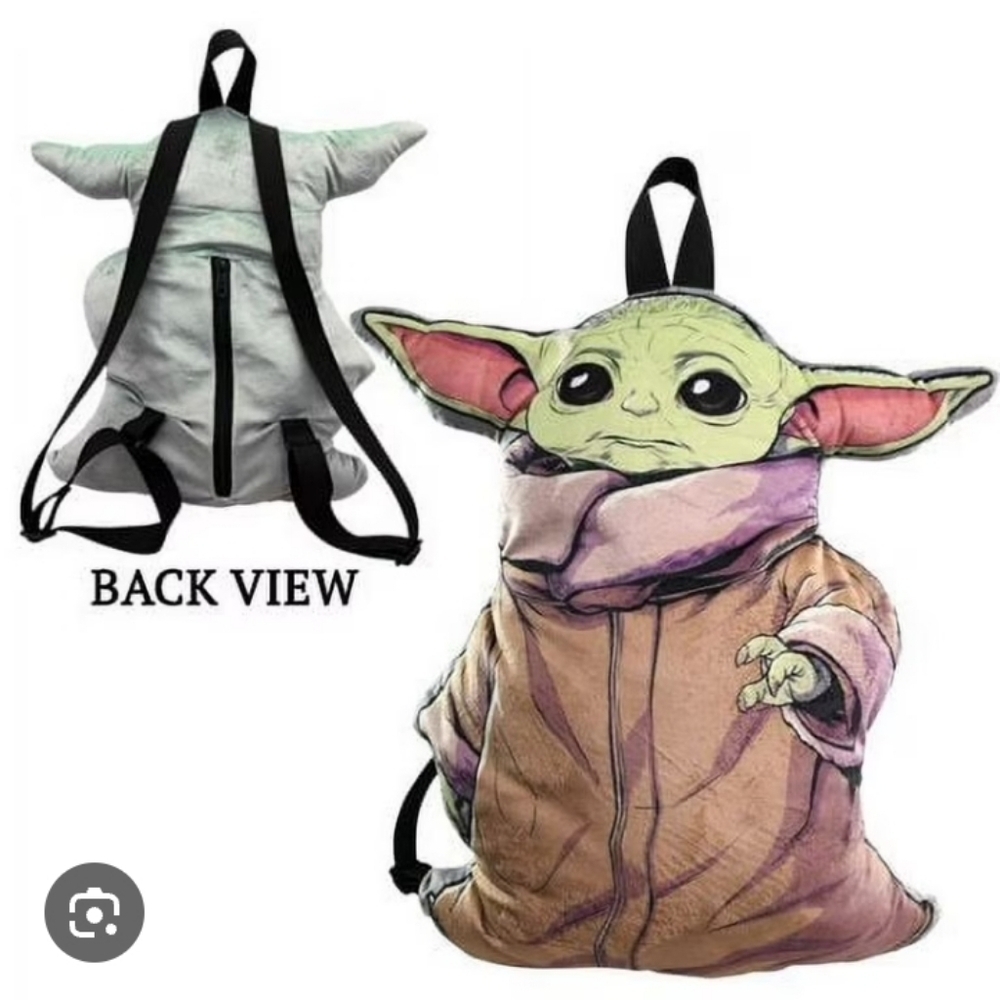 Star Wars Baby Yoda Plush Backpack - Picture 6 of 6